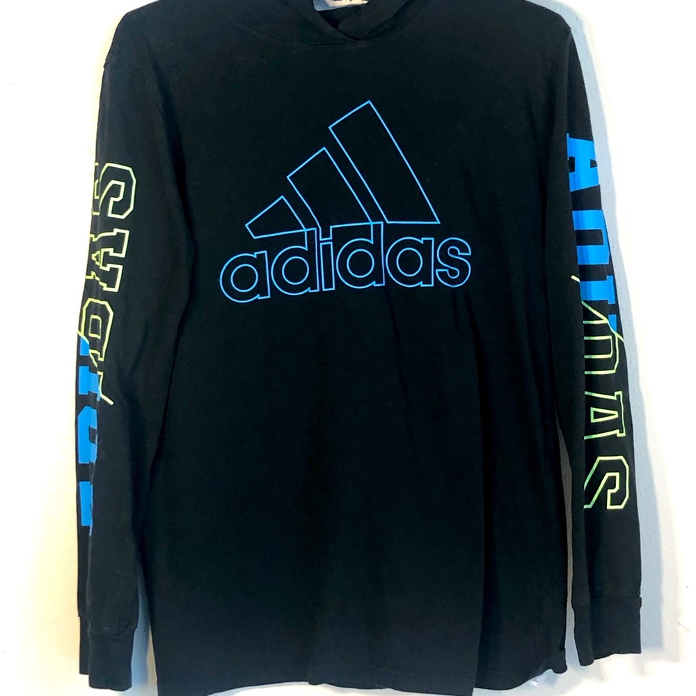 Adidas long sleeve hoodie shirt
